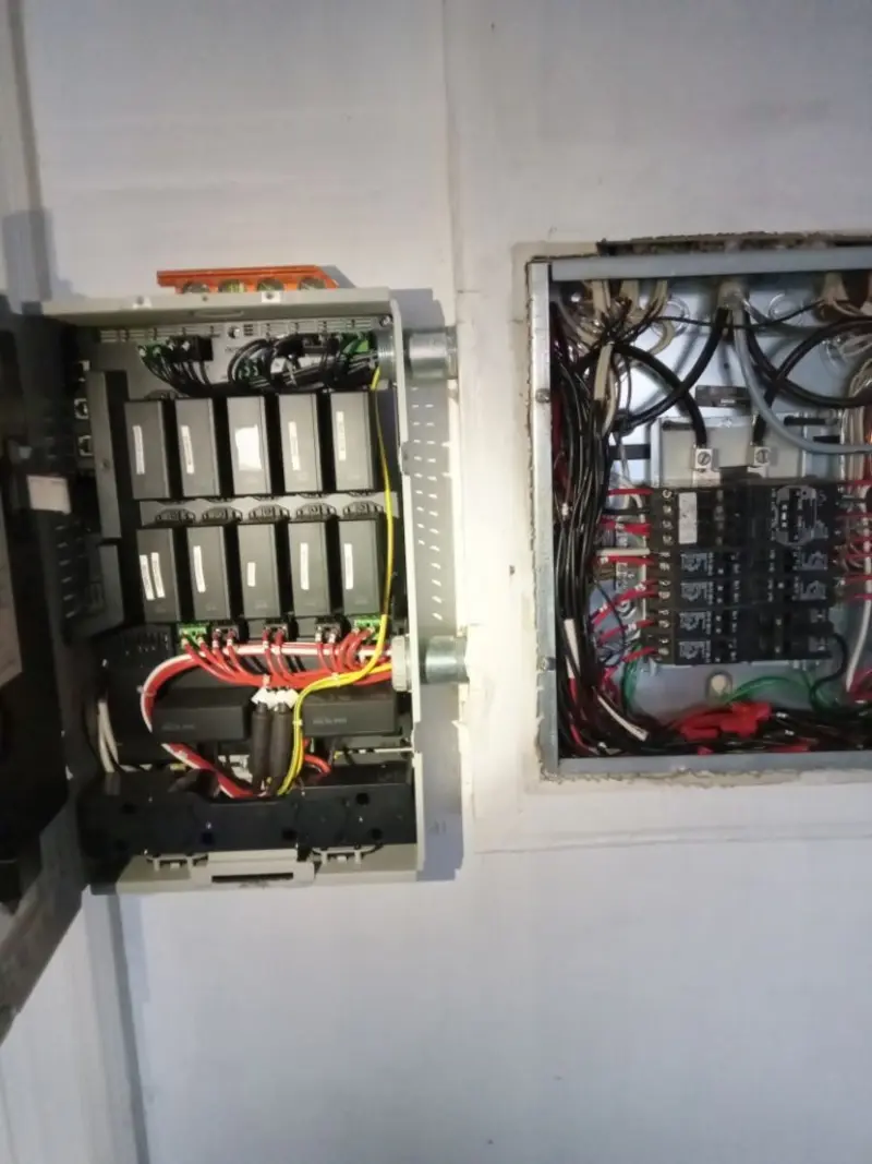 Electrical panel upgrade completed for Indoor Lighting Installation in Redwood